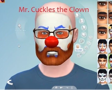 mr. cuckles the clown original